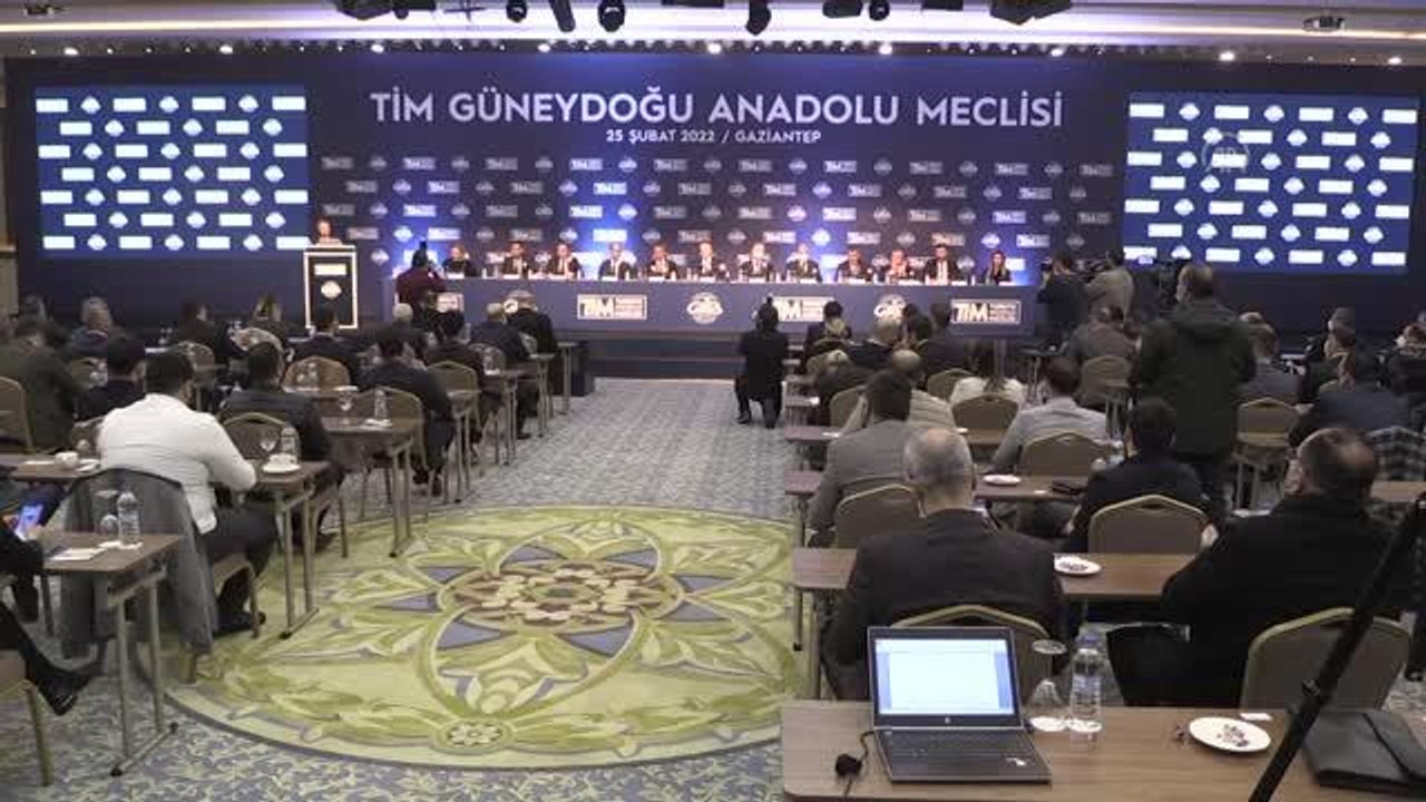 GAZİANTEP - TİM Güneydoğu Anadolu Meclisi toplantısı - TİM Başkanı İsmail Gülle