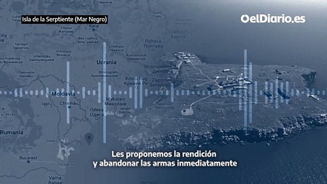 Militares ucranianos a un buque ruso que amenazaba con bombardearles: Váyase a la mierda