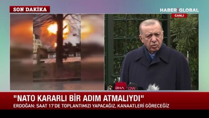 Télécharger la video: Son dakika! Cumhurbaşkanı Erdoğan'dan NATO'ya Rusya-Ukrayna çağrısı: Daha kararlı bir adım atması gerekirdi