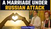 Ukrainian couple ties knot in Kyiv as Russian rockets hit various parts of the city | Oneindia News