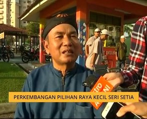 Warga emas pesakit strok antara pengundi paling awal di Seri Setia