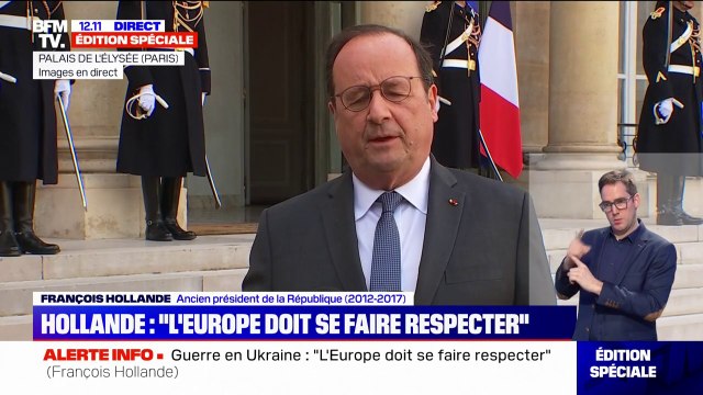 François Hollande sur l'Ukraine: C'est une affaire de temps, il faut aller vite, très vite