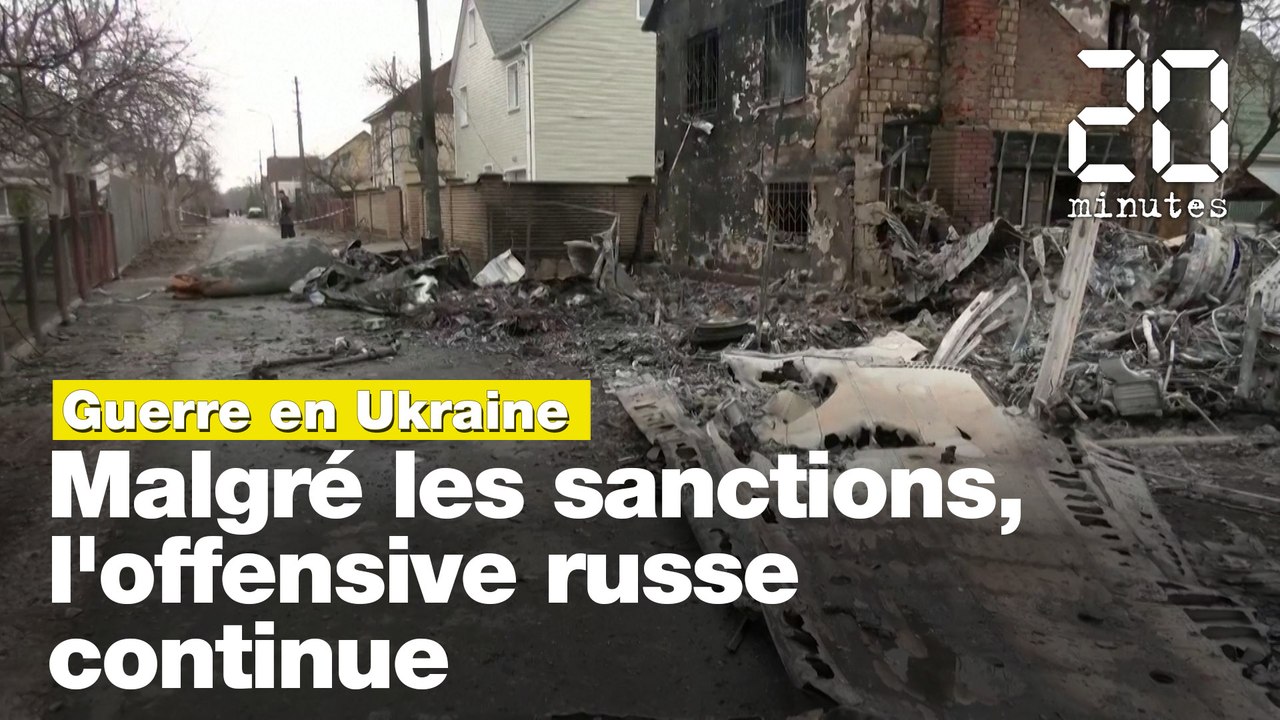 Guerre en Ukraine: Malgré les sanctions, l'offensive russe continue