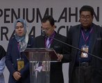 Pengumuman keputusan Pilihan Raya Kecil (PRK) DUN Balakong oleh Suruhanjaya PIlihan Raya, pada Sabtu, 8 September 2018 di Petaling Jaya.
