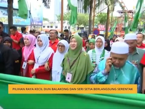 Pilihan raya kecil DUN Balakong dan Seri Setia berlangsung serentak