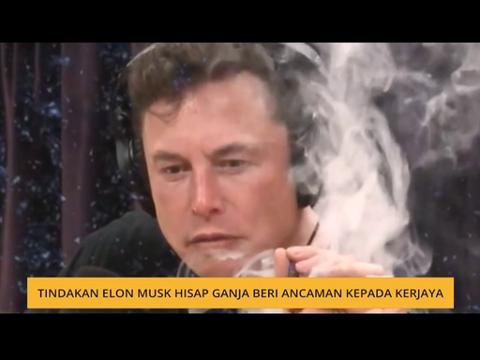 Tindakan Elon Musk hisap ganja beri ancaman kepada kerjaya