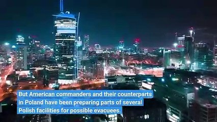 U S troops in Poland prepare for the arrival of refugees from Ukraine