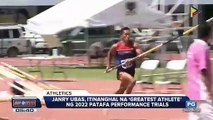 Janry Ubas, itinanghal na 'Greatest Athlete' ng 2022 PATAFA performance trials #PTVSports