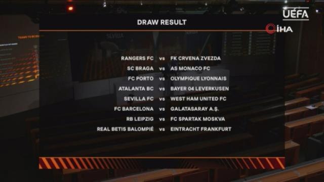 Galatasaray'ın UEFA Avrupa Ligi'nde rakibi belli oldu