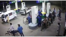 Lahore Petrol Pump Firing daketi CCTV Footage
