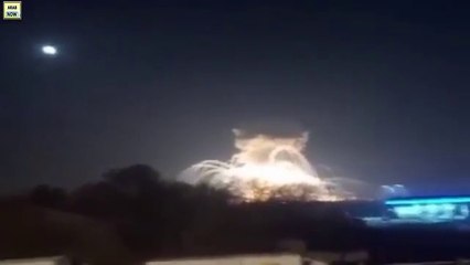 لحظة سقوط الصواريخ الروسية على اوكرانيا اليوم وبوتين من سيتدخل سنمحوه من الخارطة