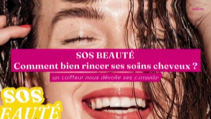 下载视频: SOS beauté : comment bien rincer ses soins cheveux ?