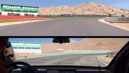 Gran Turismo 7 - Willow Springs virtual vs real