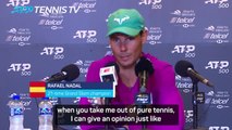 'It seems incredible that there are still wars' - Nadal