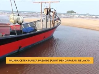 Muara cetek jejas nelayan