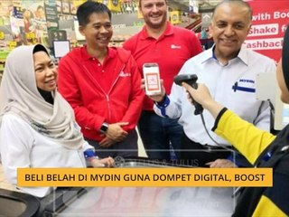 Beli belah di Mydin guna dompet digital, Boost