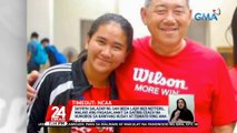 Shyryn Salazar ng San Beda Lady Red Netters, malaki ang pasasalamat sa dating coach na humubog sa kanyang husay at tumayo ring ama | 24 Oras