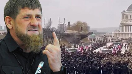 Kadirov, Ukrayna'ya gidecek askerlerin önünde slogan attı: Zelenski, Putin'i arayıp özür dilesin