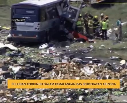 Puluhan terbunuh dalam kemalangan bas di New Mexico
