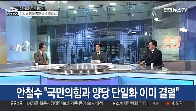 [뉴스투나잇] 대선후보 4인 '정치 분야' 법정 TV토론…평가는?
