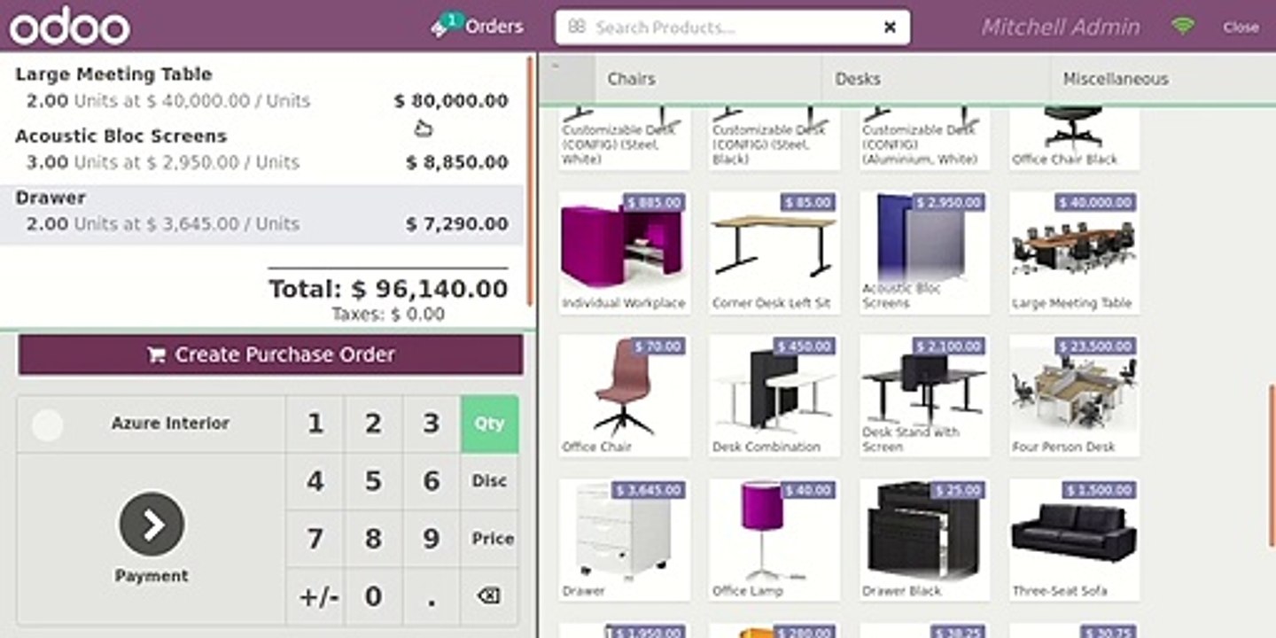 How to create purchase order directly from point of sale order screen | Odoo Apps Feature