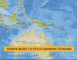 Gempa bumi 7.0 cetus amaran Tsunami