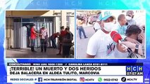 BALACERA DEJA UN MUERTO Y  CUATRO HERIDOS EN ALDEA EL TULITO,MARCOVIA.