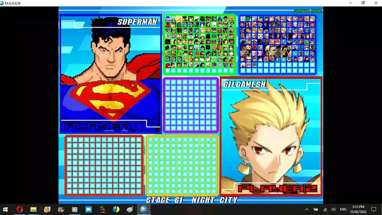 MUGEN - Superman vs Gilgamesh