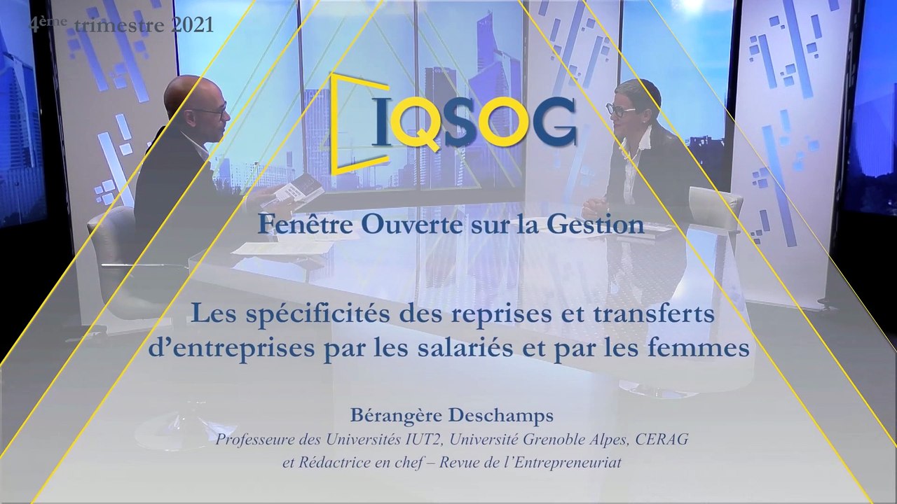 Les spécificités des reprises et transferts d’entreprises par les salariés et par les femmes [Bérangère Deschamps]