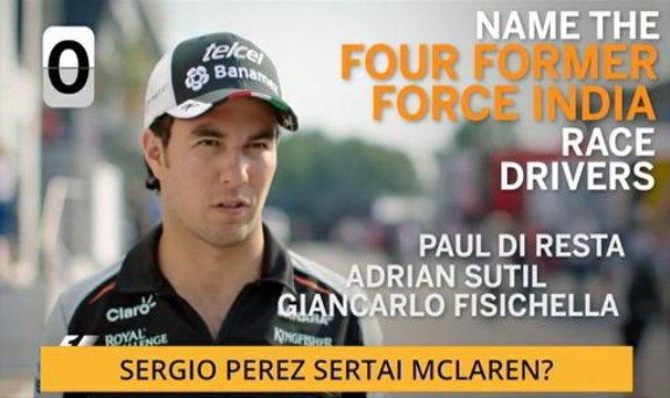 Sergio Perez sertai McLaren?