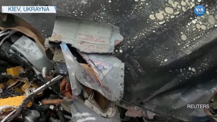 Kiev’de Hedef Alınan Uçak Bir Mahalleye Düştü