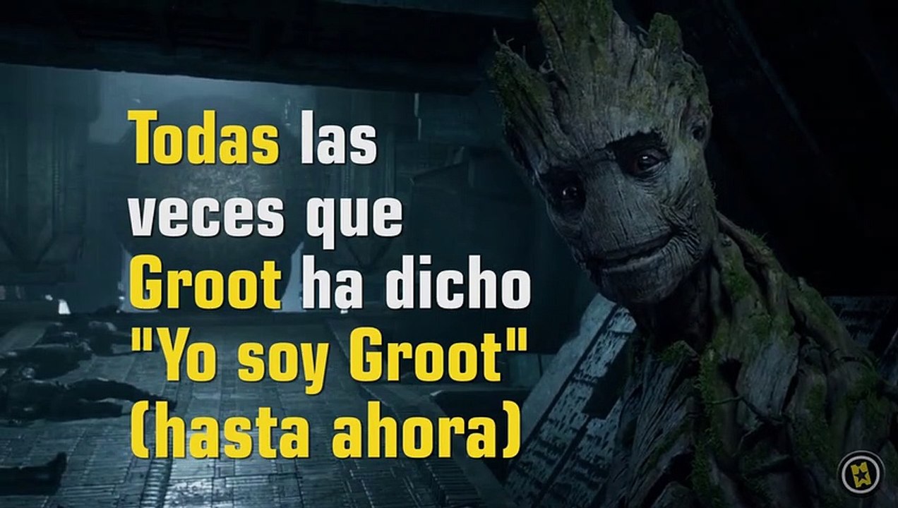 Todas las veces que Groot ha dicho "Yo soy Groot"
