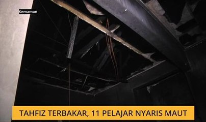 Tahfiz terbakar, 11 pelajar nyaris maut