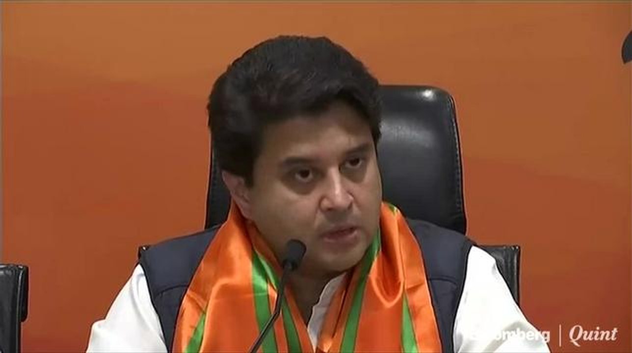 Congress Stopped Me From Serving People: Scindia As He Joins BJP