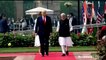 U.S. President Donald Trump meets PM Modi At Hyderabad House