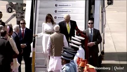 U.S. President Donald Trump Arrives In India