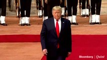 President Ram Nath Kovind Introduces Donald Trump To Indian Delegates At Rashtrapati Bhavan