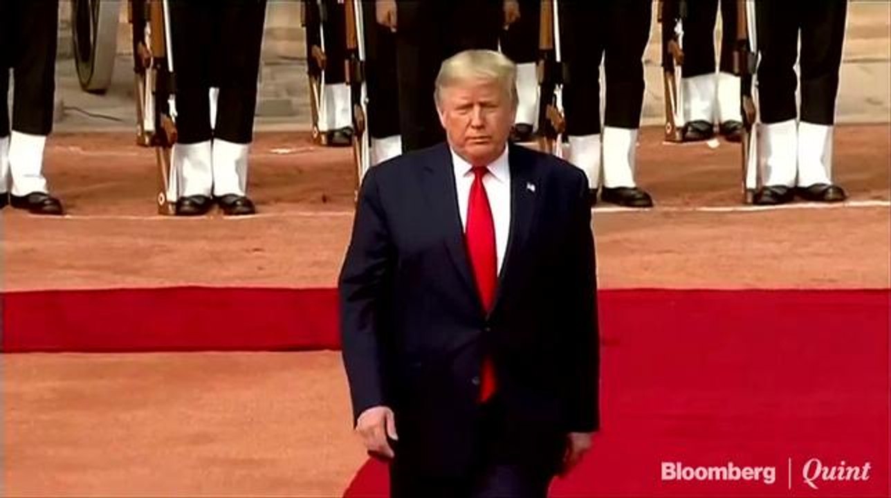 President Ram Nath Kovind Introduces Donald Trump To Indian Delegates At Rashtrapati Bhavan
