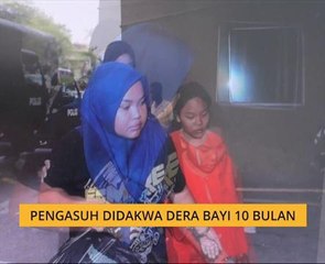 Pengasuh didakwa dera bayi 10 bulan