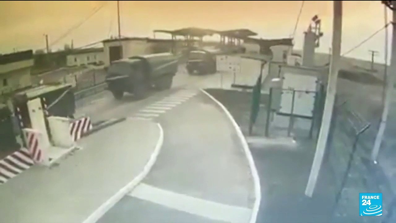 EN IMAGES : les premiers bombardements en Ukraine