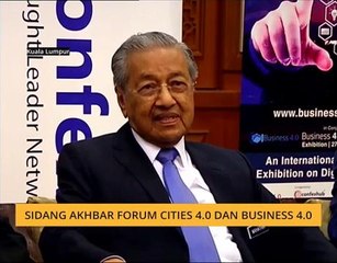 Sidang akhbar Forum Cities 4.0 dan Business 4.0