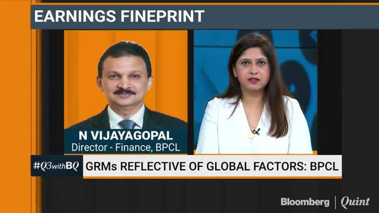 BPCL's GRMs Decline Sequentially In Q3