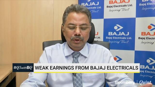 Weak Earnings From Bajaj Electricals