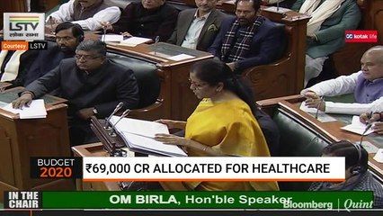 FM Outlines Measures To Improve Healthcare In Budget 2020