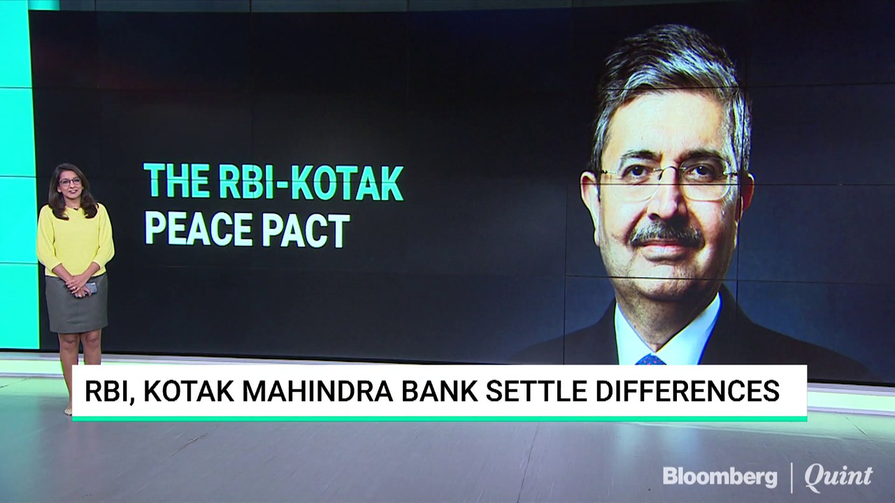 RBI & Kotak Mahindra Bank Settle Differences