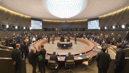 NATO liderleri Rusya'nın Ukrayna'ya müdahalesini görüşmek için toplandı