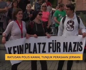 Ratusan polis kawal tunjuk perasaan di Jerman