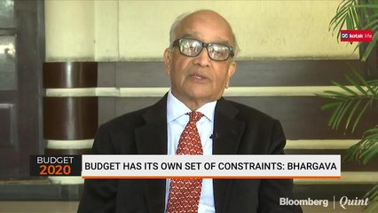 Maruti Suzuki Chairman Bhargava Speaks On Budget 2020