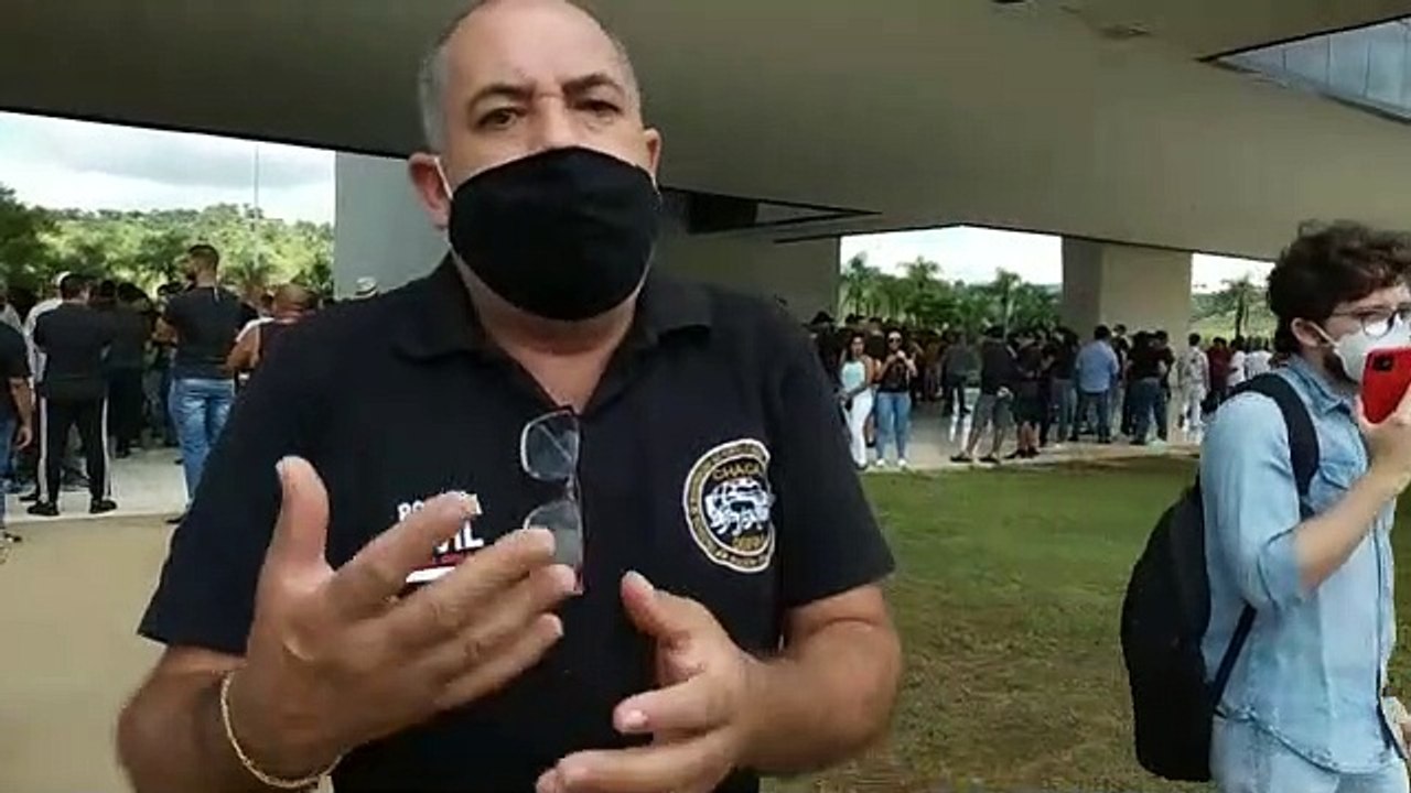 Protesto das forças de segurança de Minas - Jos...