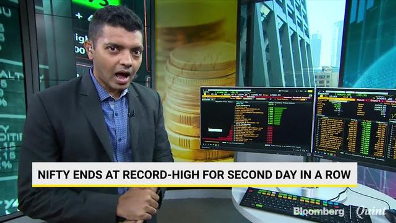 Sensex, Nifty Close At Record Highs For Second Day In A Row